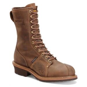 Carolina Linesman Brown Waterproof Men's Lace-Up Work Boot - Steel Toe